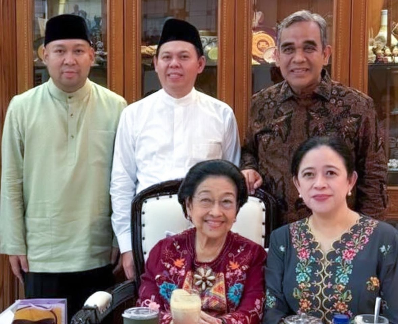Momen Akrab Megawati-Puan Kedatangan Ahmad Muzani hingga Didit Hediprasetyo di Hari Lebaran