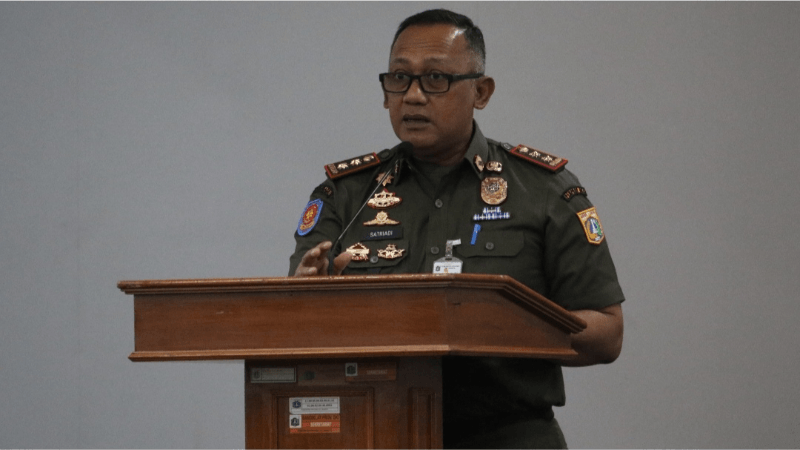 Satpol PP Minta Maaf Soal Pembongkaran Tenda Massa Aksi Tolak RUU TNI di DPR