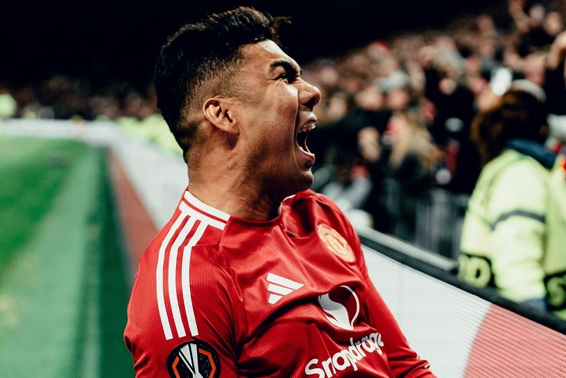 Sumbang Dua Assist Krusial, Casemiro Jadi Man of the Match Manchester United vs Lyon