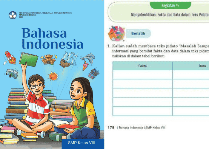 Kunci Jawaban Bahasa Indonesia Kelas 8 Halaman 178 Kurikulum Merdeka: Berlatih Teks Pidato "Masalah Sampah"