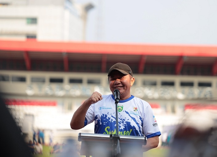 Herman Deru Harapkan Atlet Provinsi Sumsel Sukses Dulang Prestasi di Ajang Pornas Korpri dan Fornas 2025