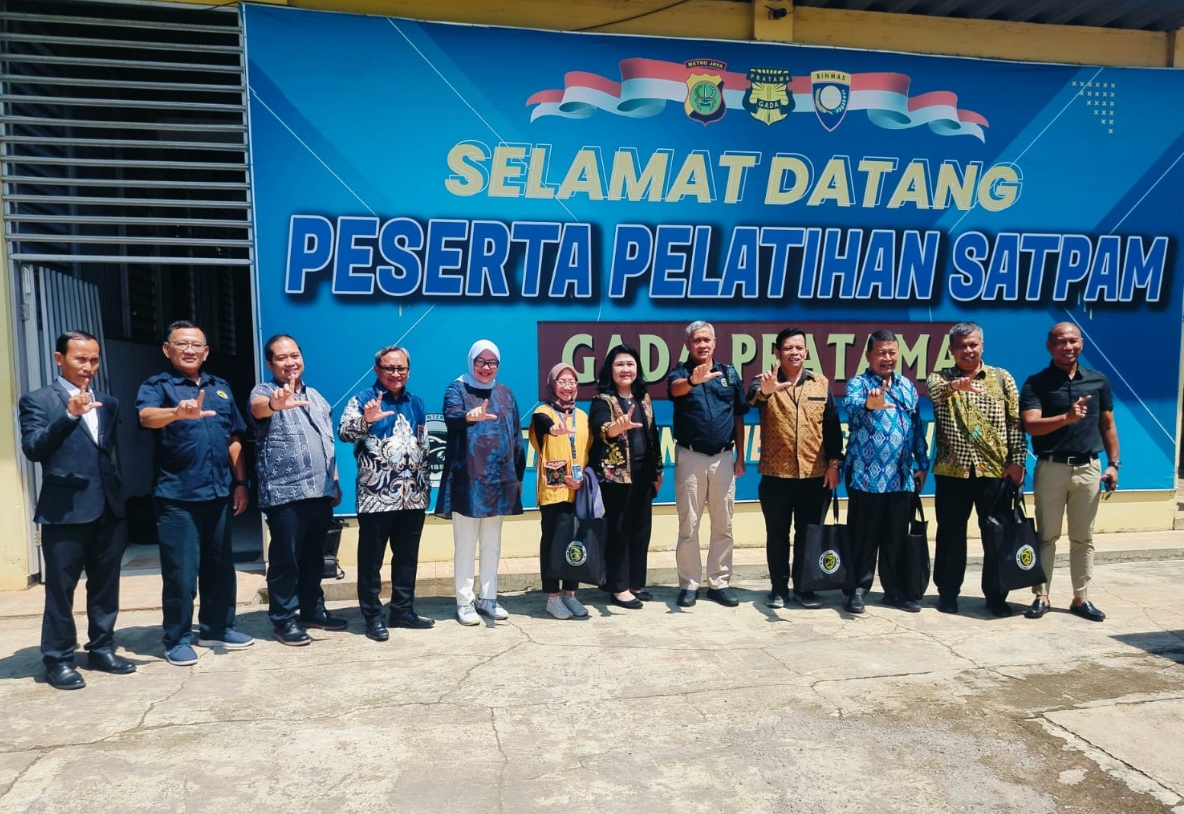Delegasi Bank Mandiri Tinjau Langsung Pelatihan Satpam Gada Pratama Binaan PT JISS