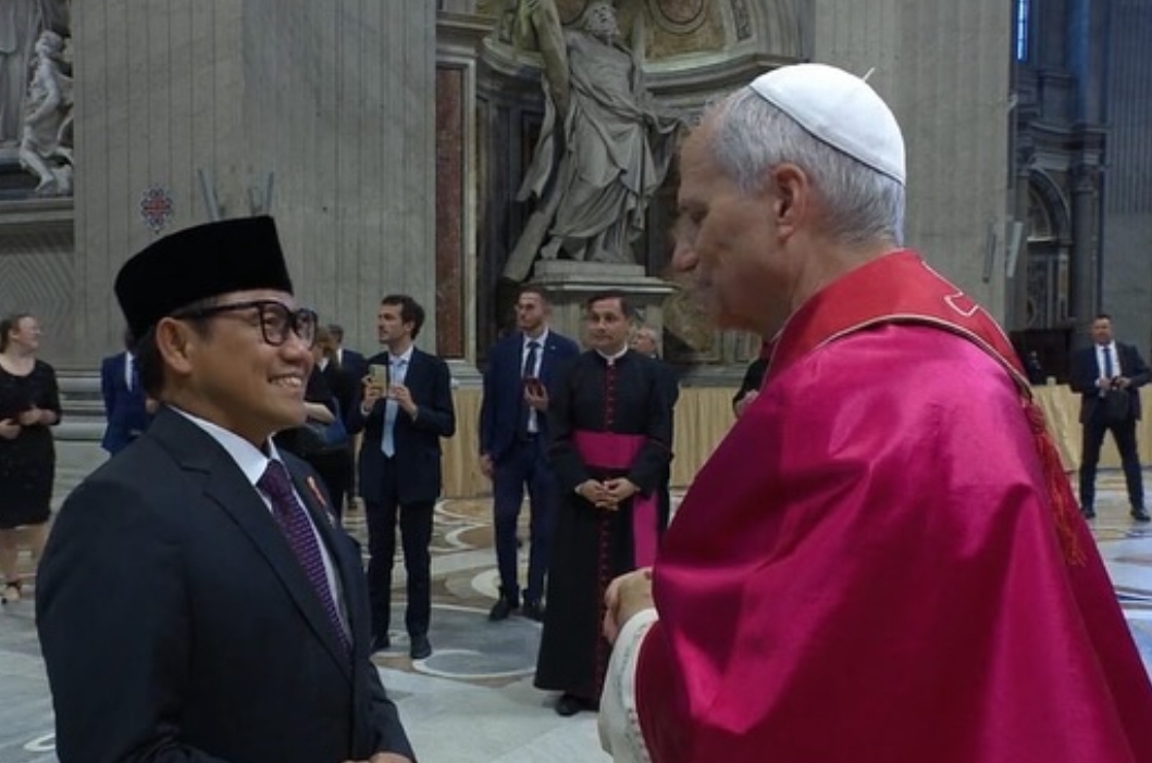 Muhaimin Bertemu Paus Leo XIV di Vatikan, Sampaikan Pesan Damai dan Persatuan dari Presiden Prabowo