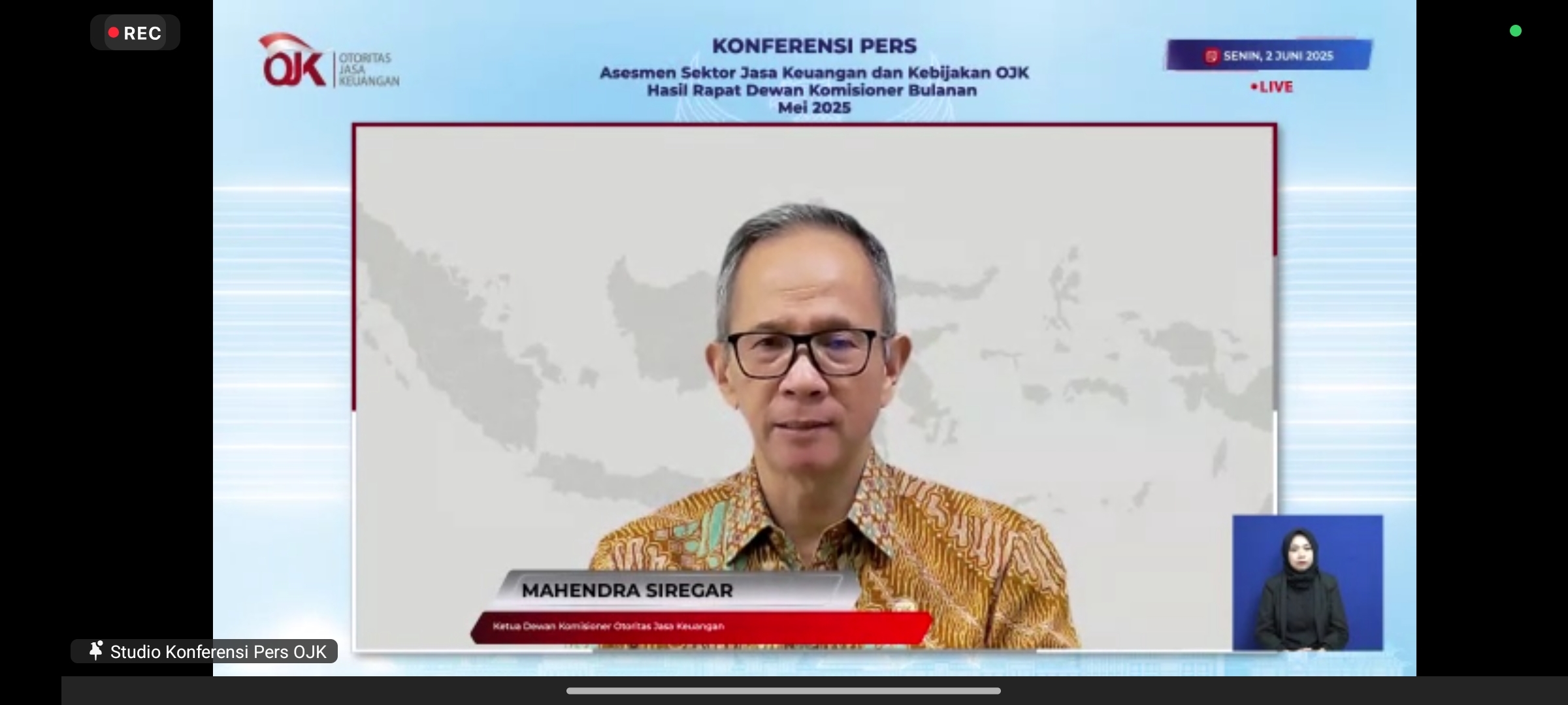 OJK Dukung Insentif Ekonomi, Fokus Perluas Pembiayaan dan Akses Investasi