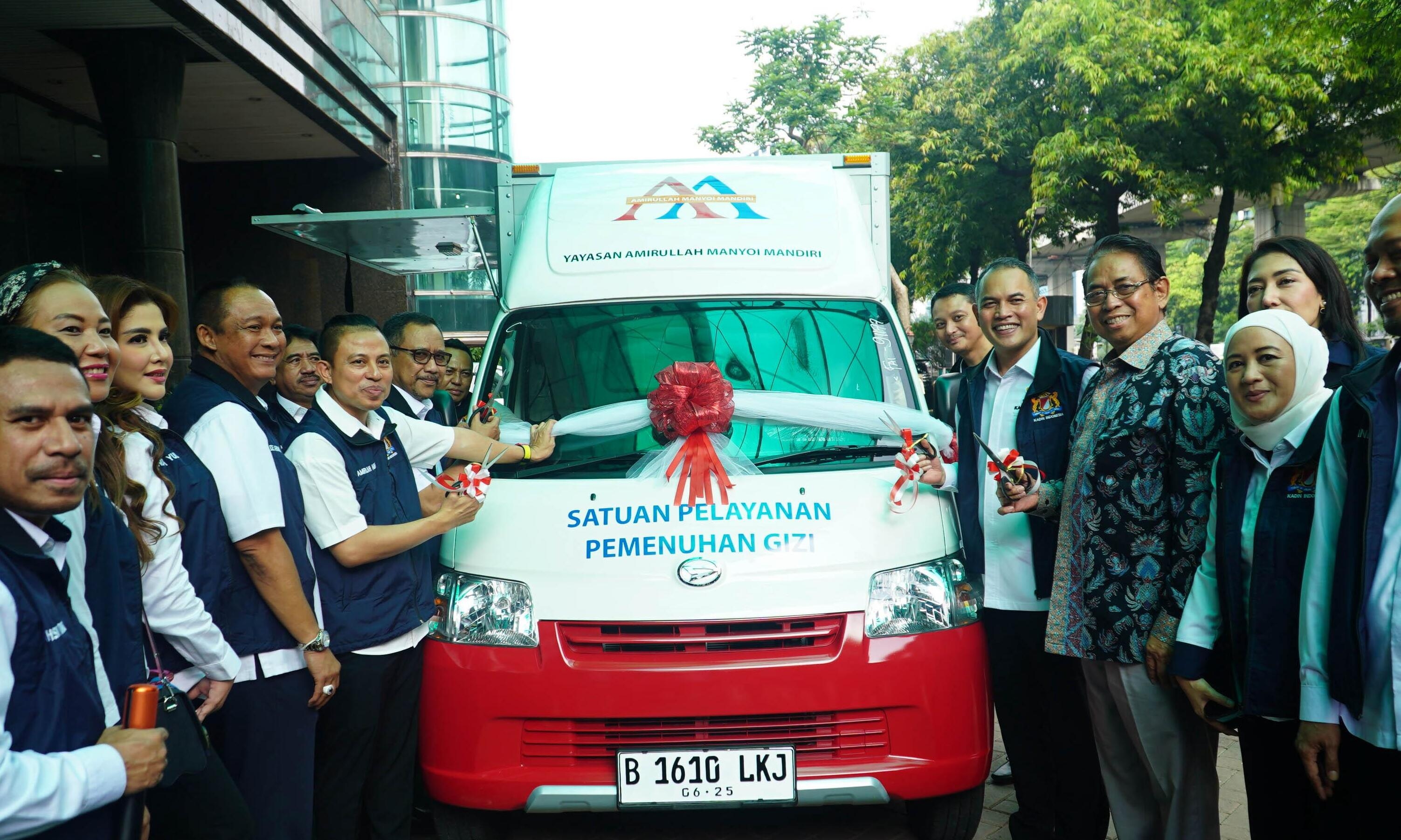 Kadin Resmikan Sekretariat Korwil Balinusamatra dan Luncurkan Mobil MBG