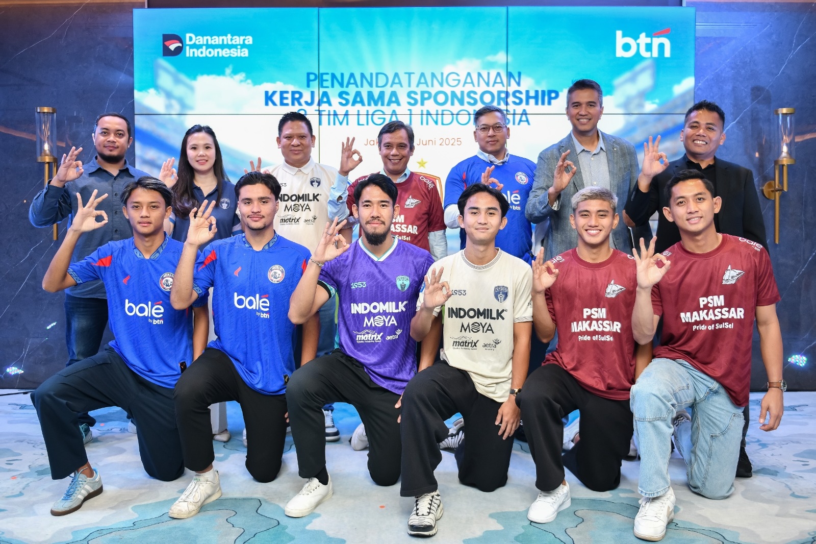 Dukung Sepak Bola Indonesia, BTN Sponsori 3 Klub Liga 1 Nasional