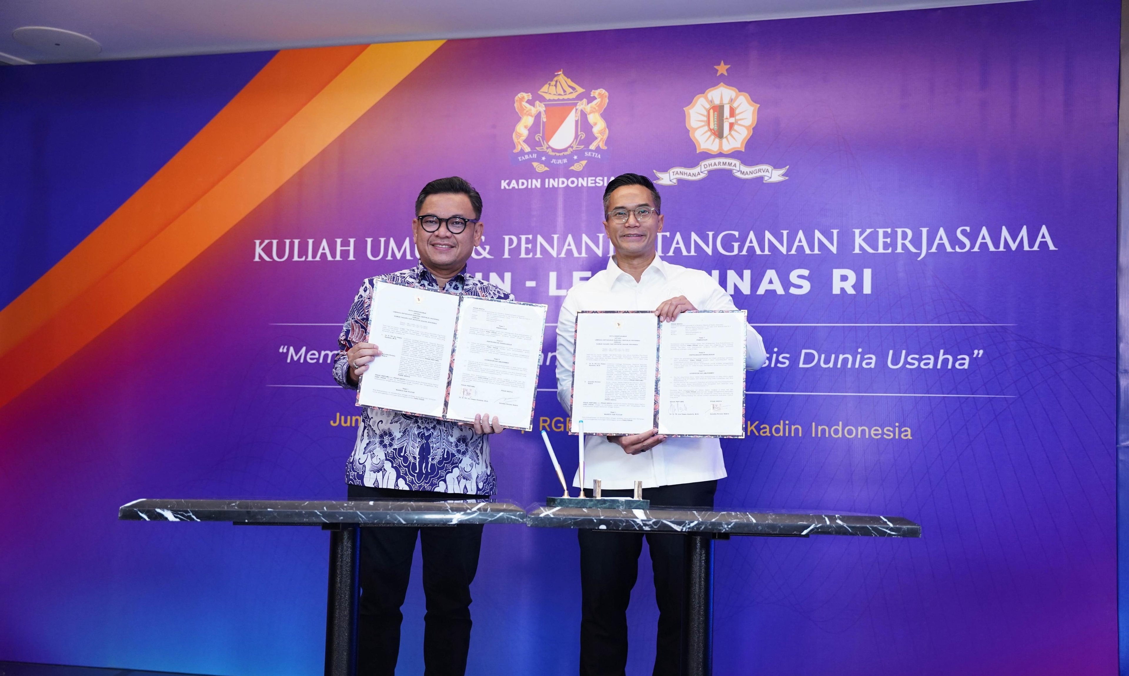 Kadin dan Lemhannas Sinergi Perkuat Ketahanan Nasional Lewat Dunia Usaha