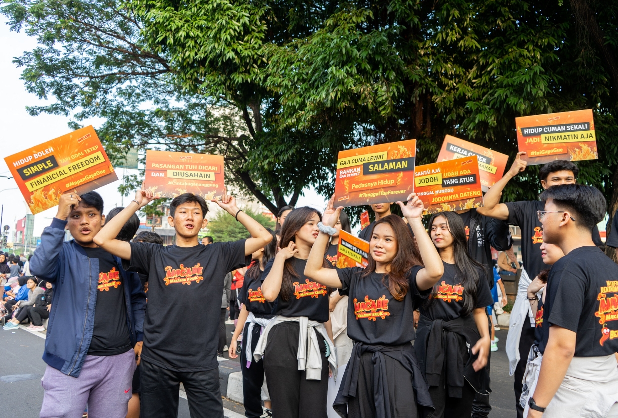 Mocabe Resmi Diluncurkan di CFD Depok, Gen Z Sambut 'Pedas-Pedas Nikmat'