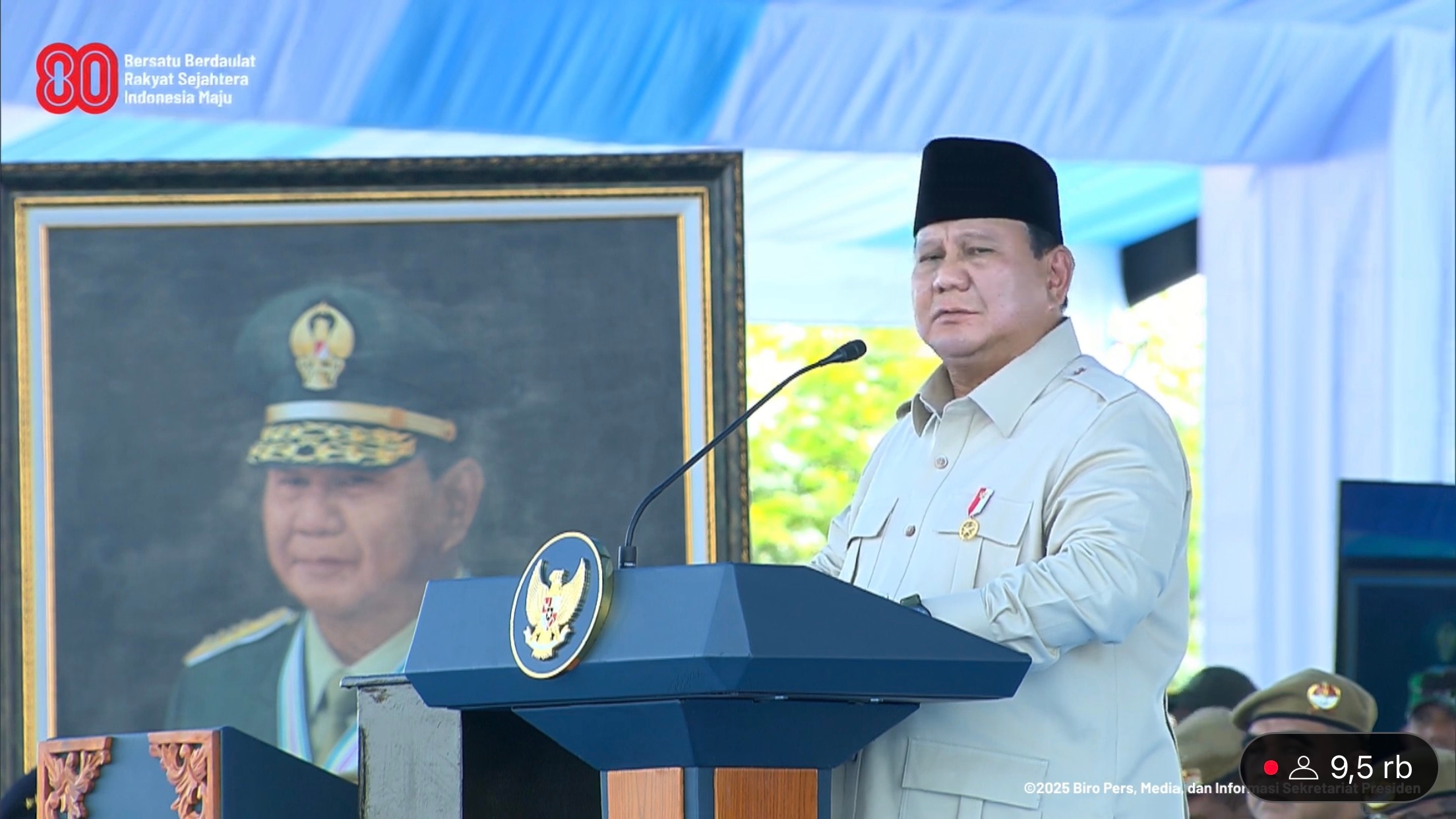 Presiden Prabowo Sesalkan Sikap Arogansi Bupati Pati yang Tantang Warga Demo