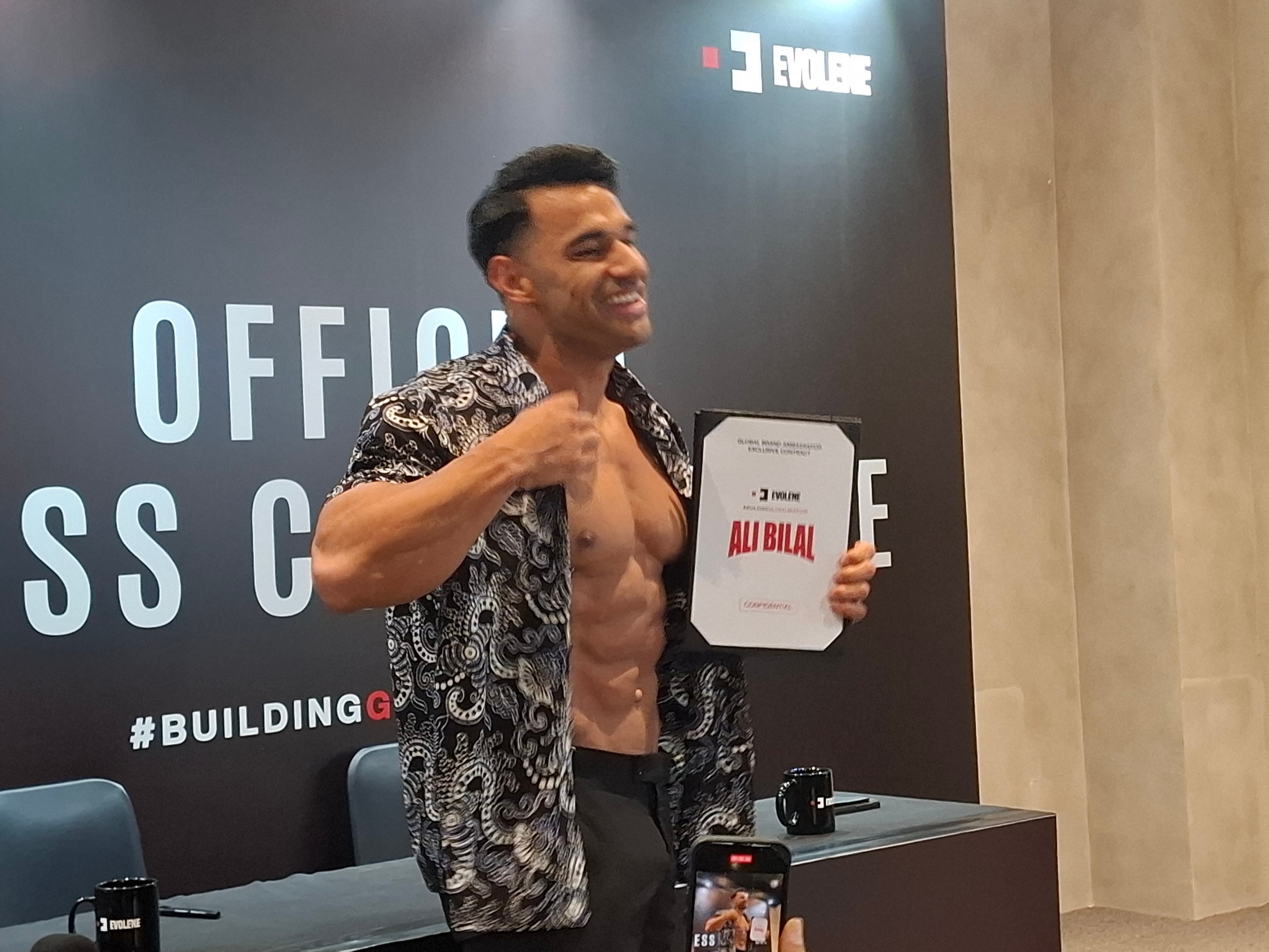 Atlet Binaraga Dunia Ali Bilal Anggap Indonesia Rumah Kedua, Siap Persembahkan Gelar Juara