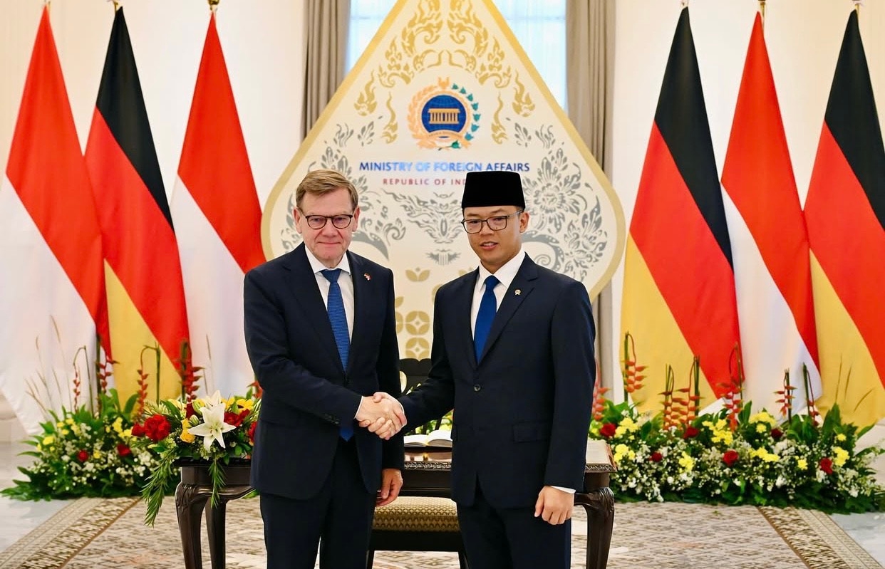 Terima Kunjungan Menlu Jerman, Sugiono Paparkan Program Pengentasan Kemiskinan