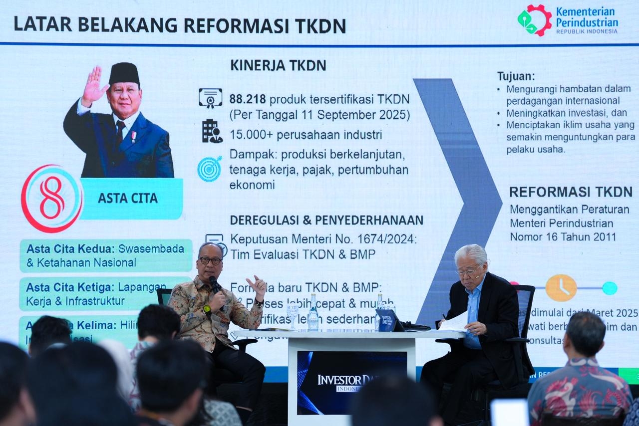 Menperin: Regulasi Baru TKDN Prioritaskan Produk Lokal dan Pacu Investasi
