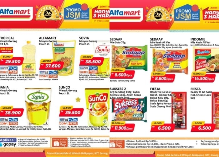 Katalog Promo JSM Alfamart Terbaru 17-19 Oktober 2025, Belanja Hemat Hanya 3 Hari!