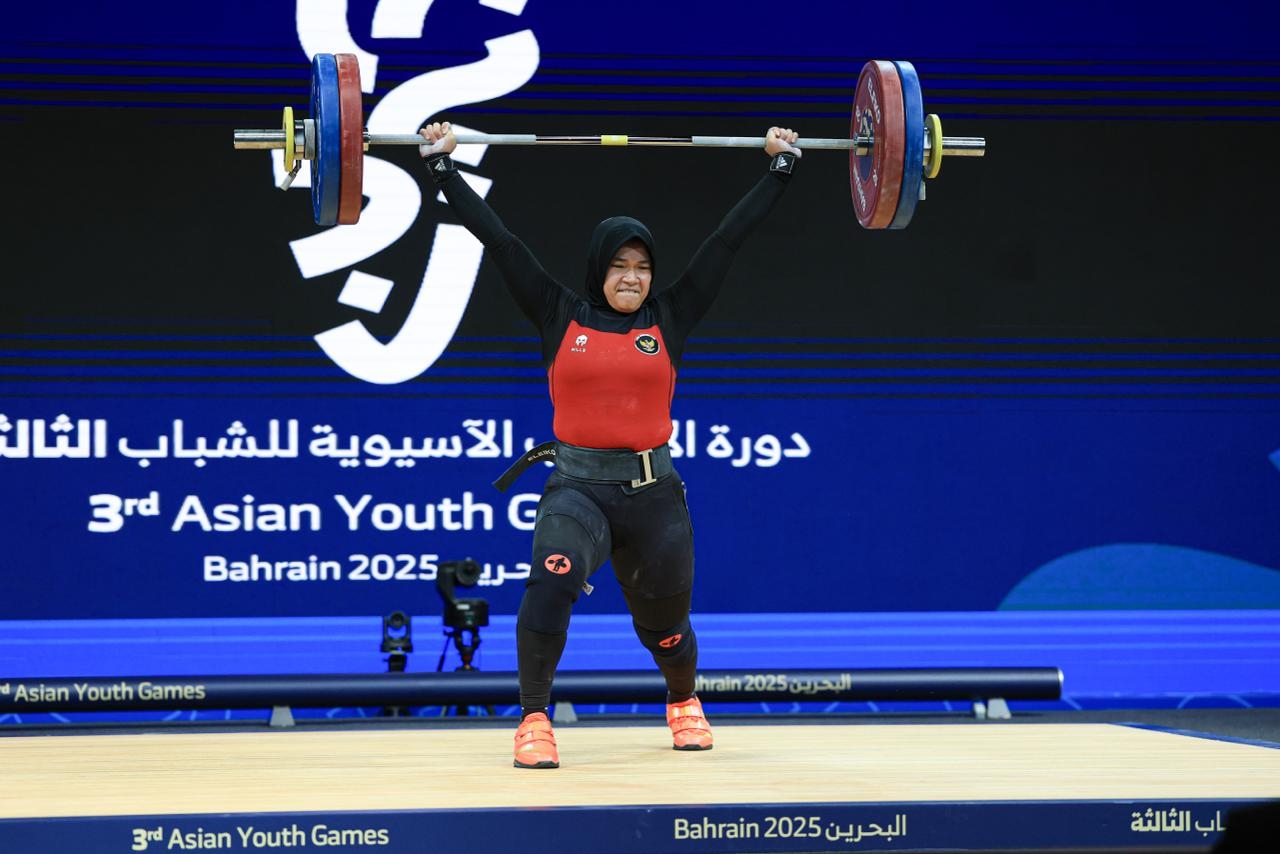 Asian Youth Games: Lifter Muda Alyamaulida Kartika Raih Dua Perunggu Kelas 77 Kilogram