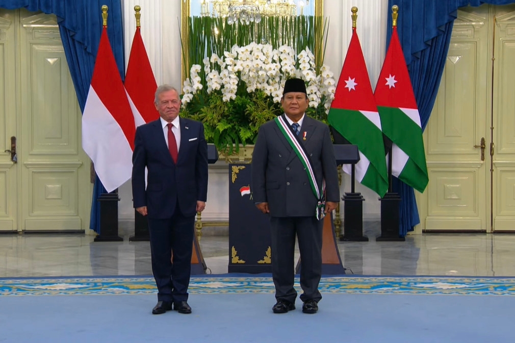 Prabowo Terima Tanda Kehormatan Tertinggi dari Kerajaan Yordania, Bukti Kedekatan Dua Negara