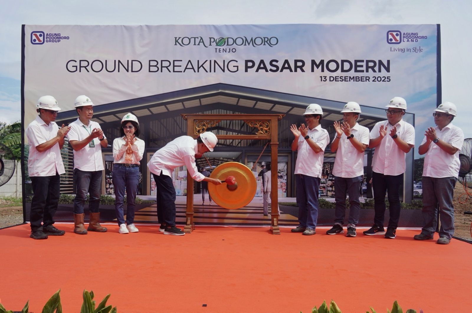 Agung Podomoro Bangun Pasar Modern di Kota Podomoro Tenjo