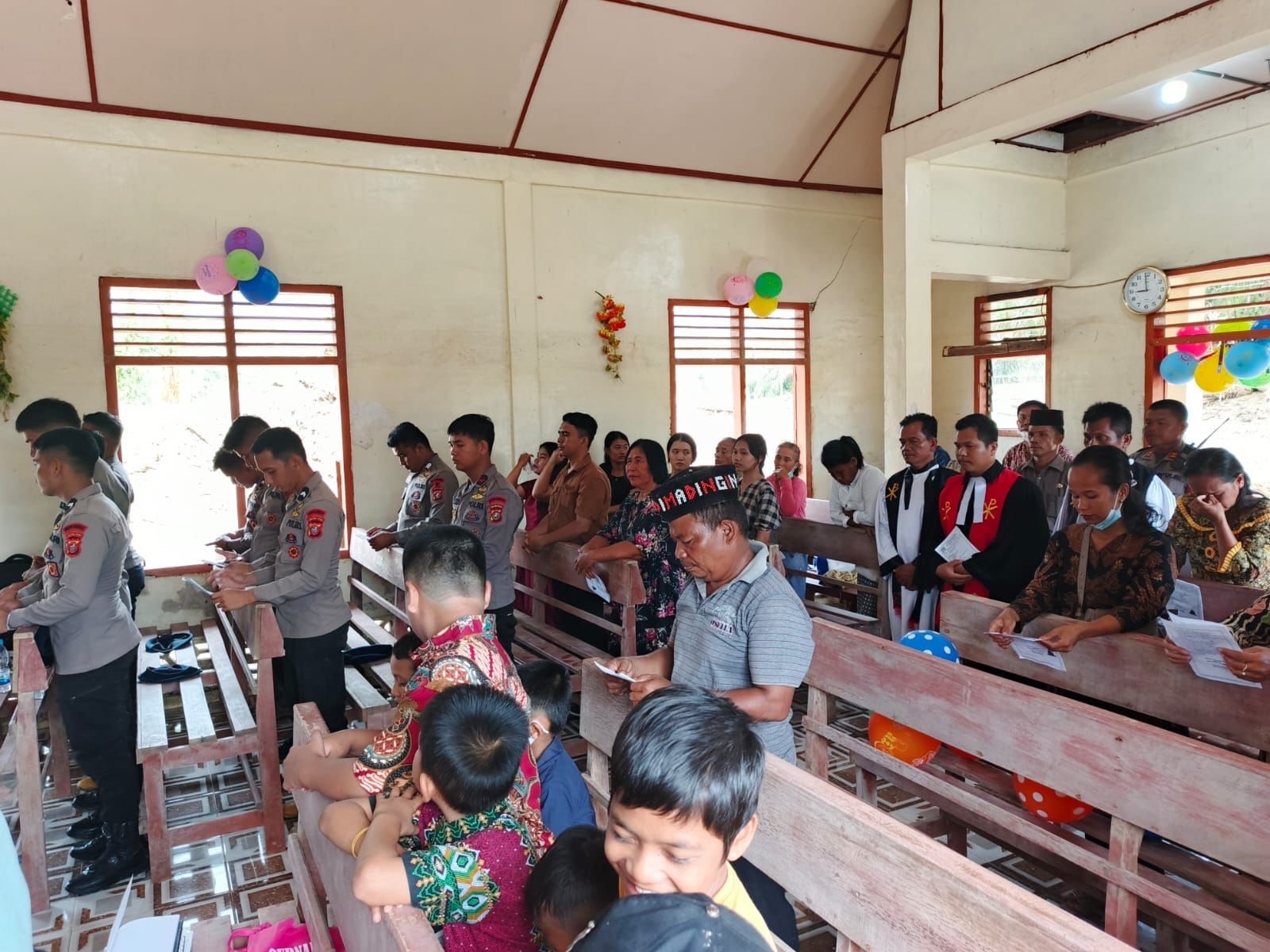 Natal 2025, Posko Pengungsian di Sumut Disulap Jadi Tempat Ibadah