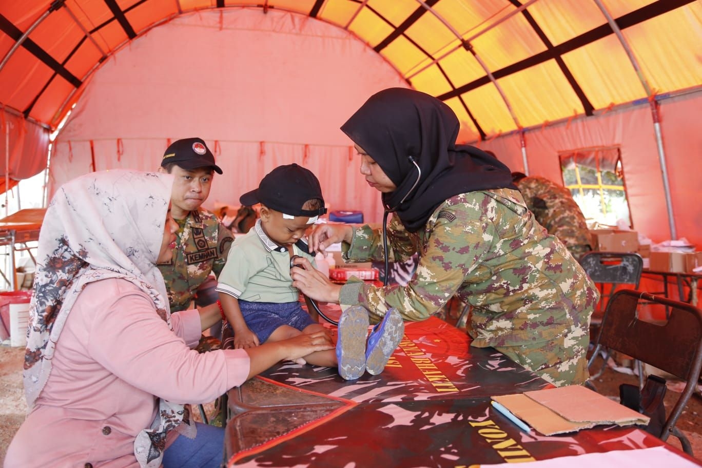 RSPPN Kemhan dan TNI Dirikan Posko Kesehatan di Aceh Tamiang