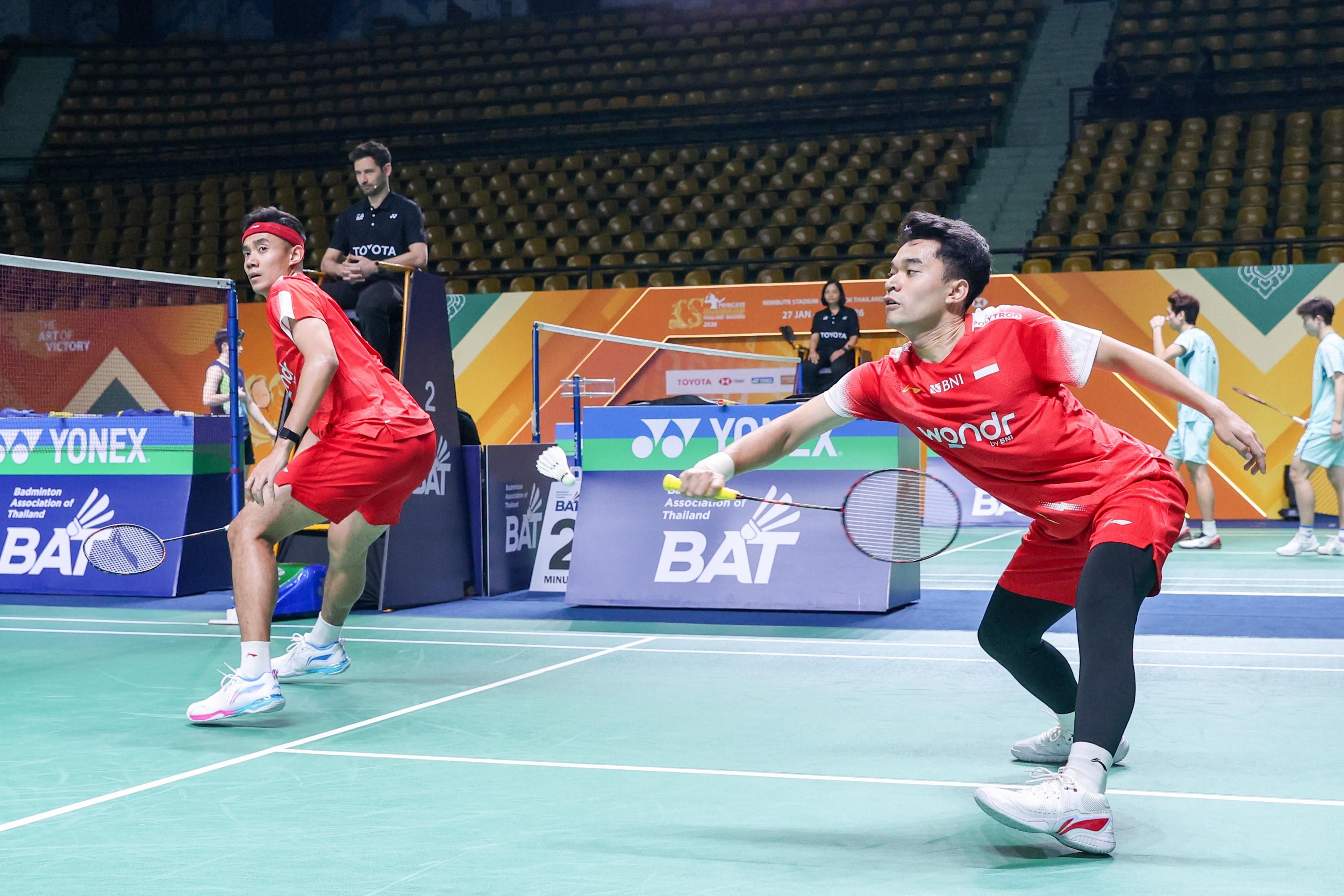 ​Thailand Masters: Sikat Wakil Hong Kong, Leo/Bagas Melaju ke 16 Besar 