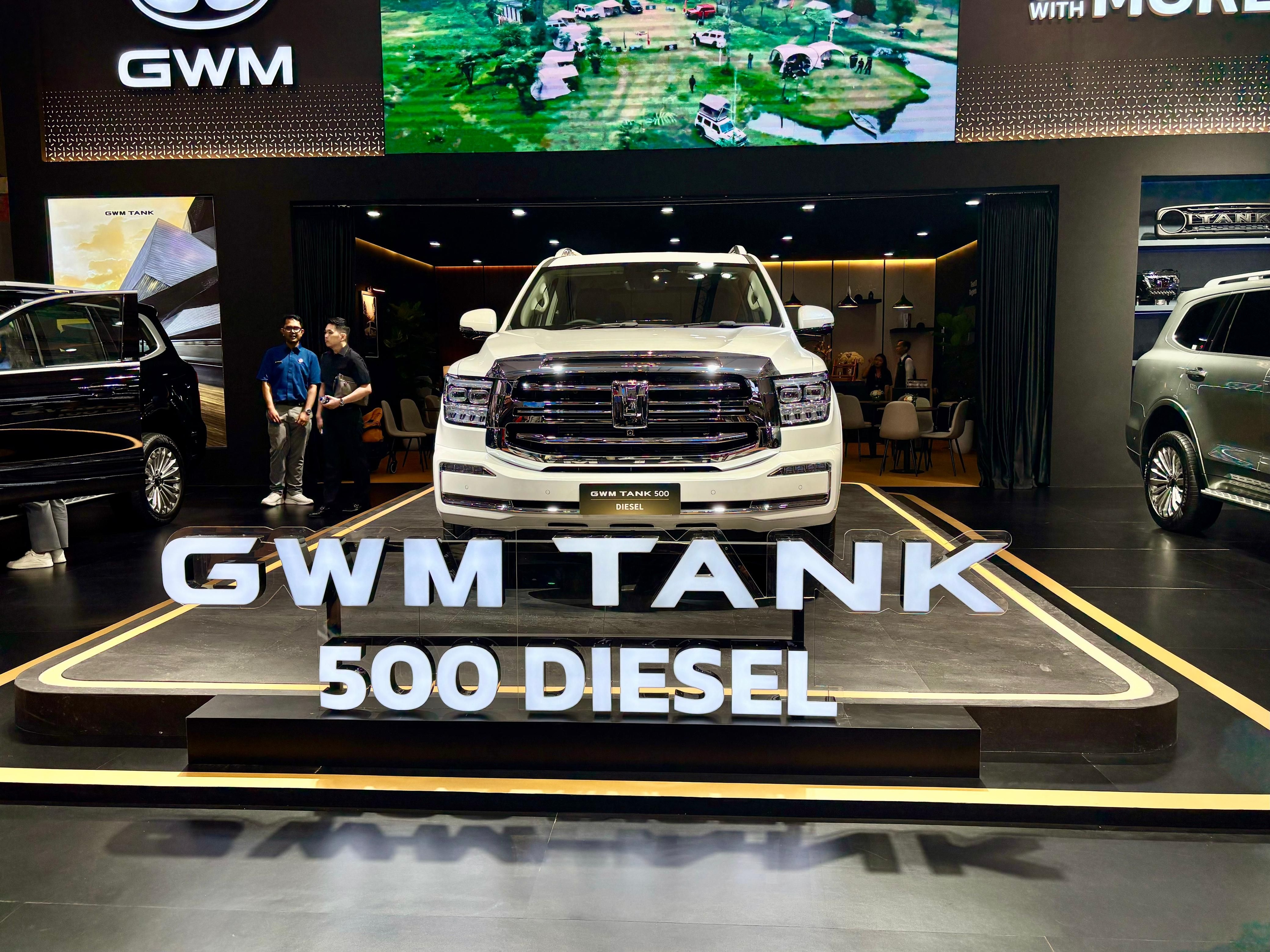 GWM Tank 500 Diesel Meluncur di IIMS 2026, Ditawarkan dalam Dua Varian