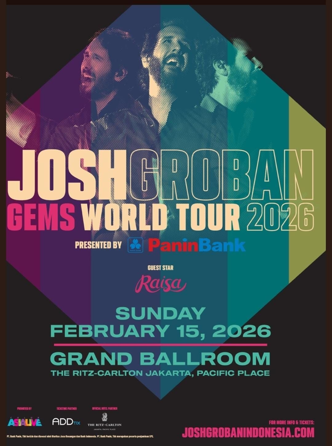 Josh Groban Tiba di Jakarta, Siap Gelar Konser Romantis GEMS World Tour 2026