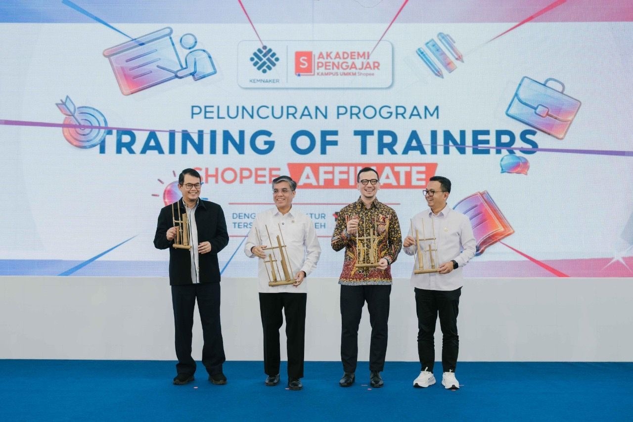 Perkuat Kompetensi Digital, Kemnaker dan Shopee Gelar Training of Trainers Shopee Affiliate
