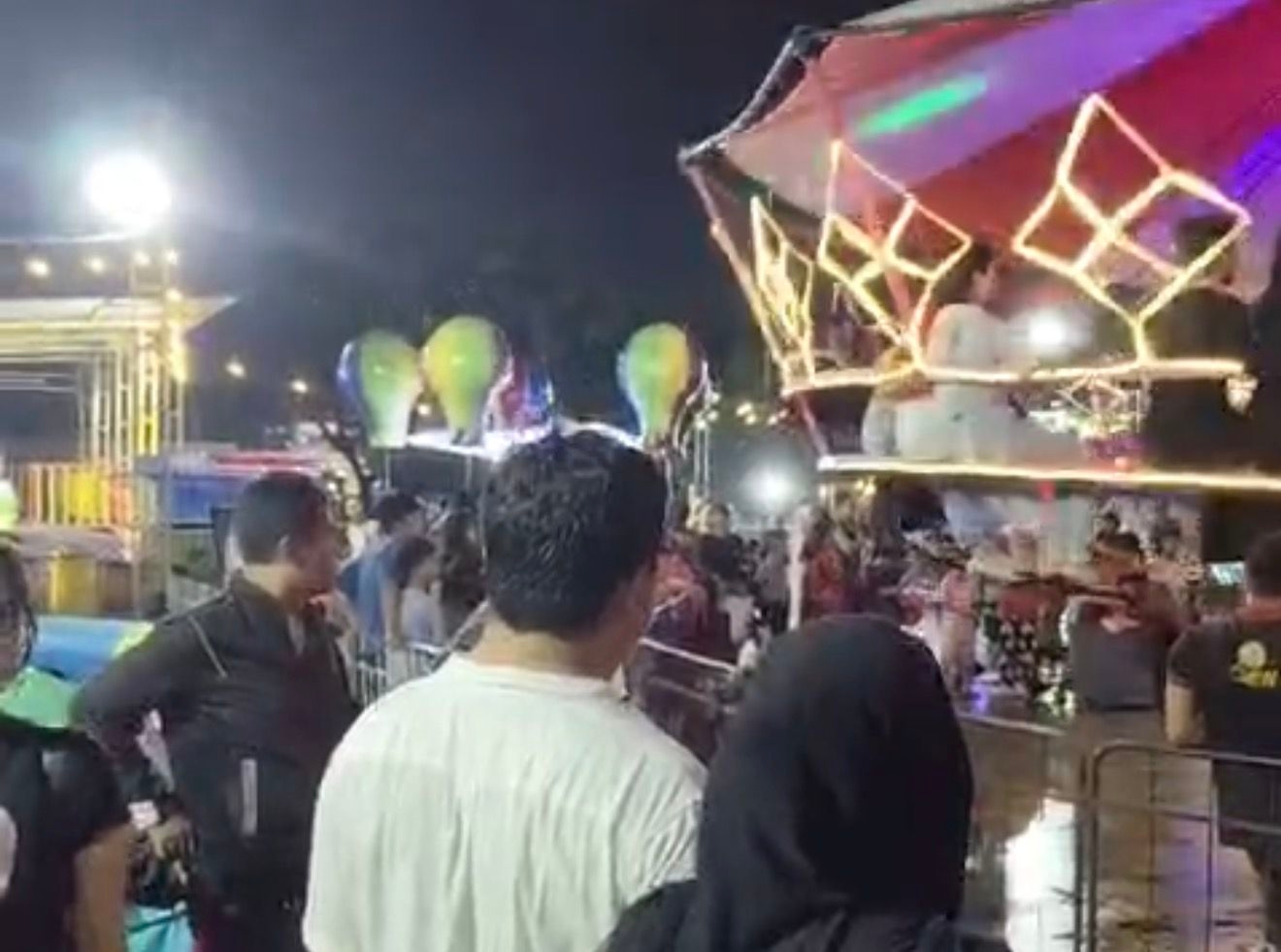 Polres Jakpus Turun Tangan Tindaklanjuti Pasar Malam di Taman HKSN