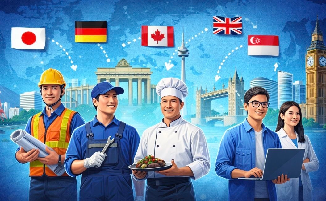 Krisis Tenaga Kerja Global, Negara-negara Ini Buka Peluang Besar bagi Pekerja Asing