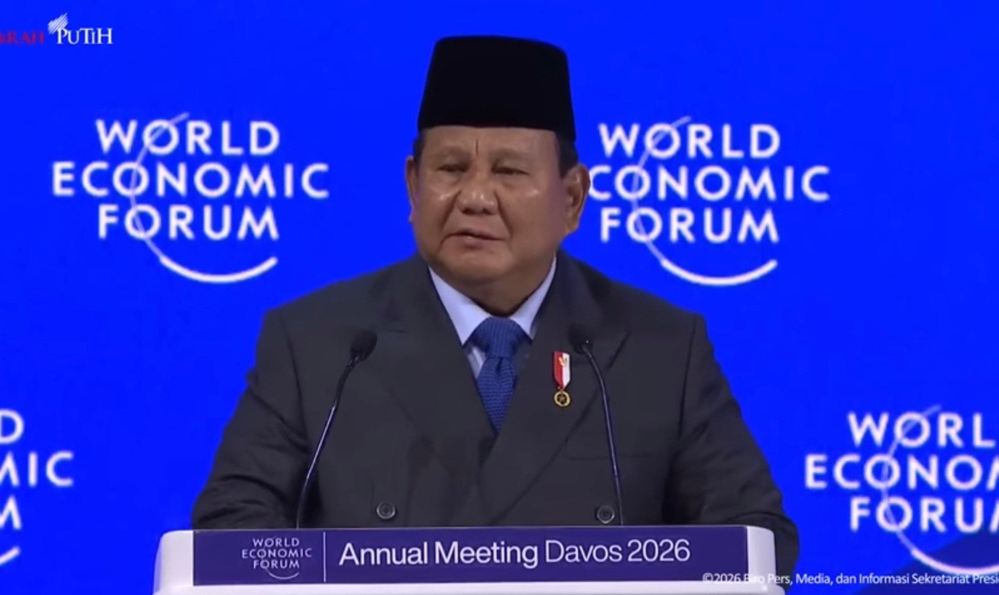 Prabowo di WEF Davos: Pembangunan Manusia Kunci Kemajuan Bangsa
