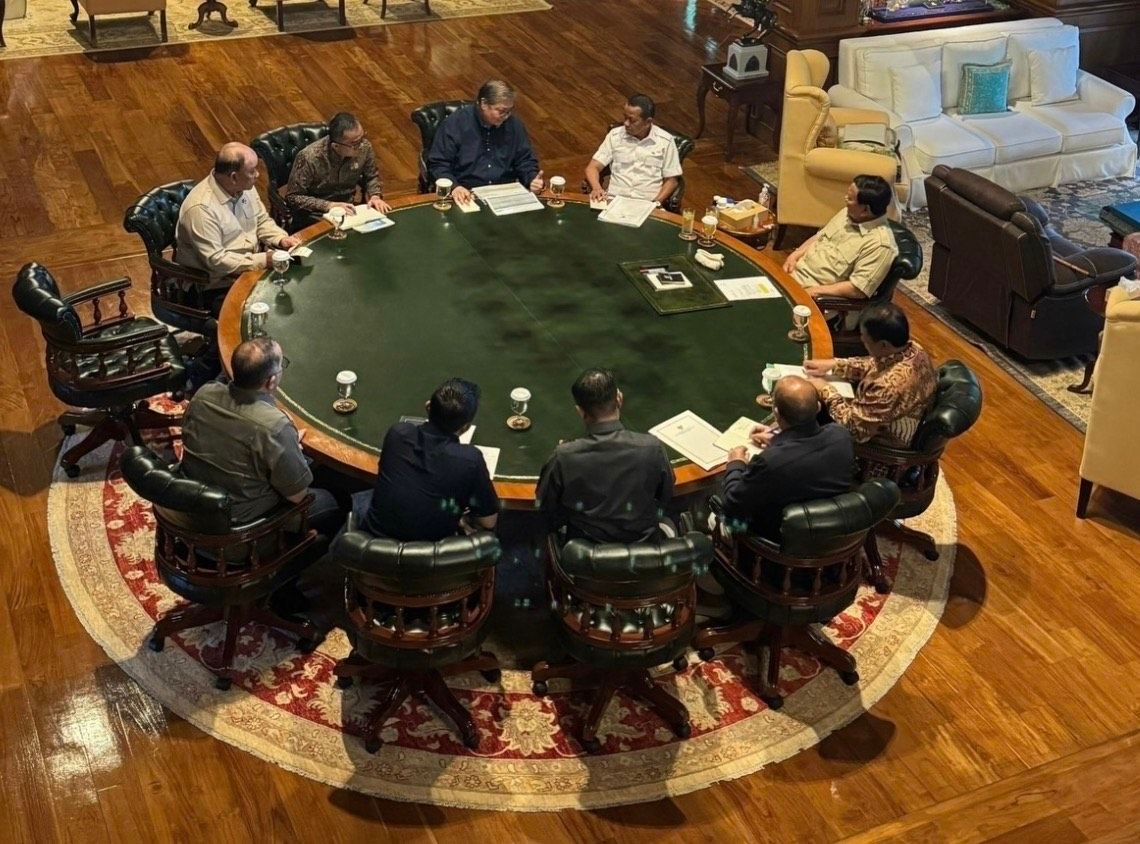 Gelar Ratas di Hambalang, Prabowo Tekankan Penguatan Industri hingga Percepatan Hilirisasi