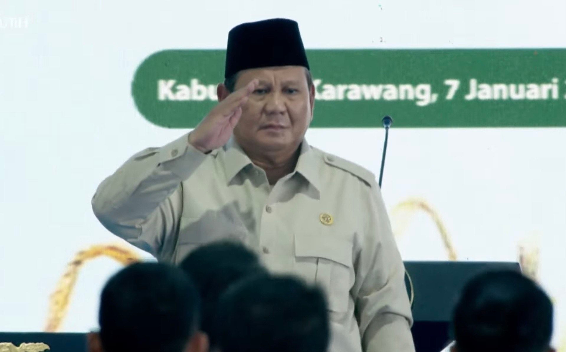 Indonesia Resmi Swasembada Pangan, Prabowo Beri Penghormatan Khusus untuk Seluruh Petani