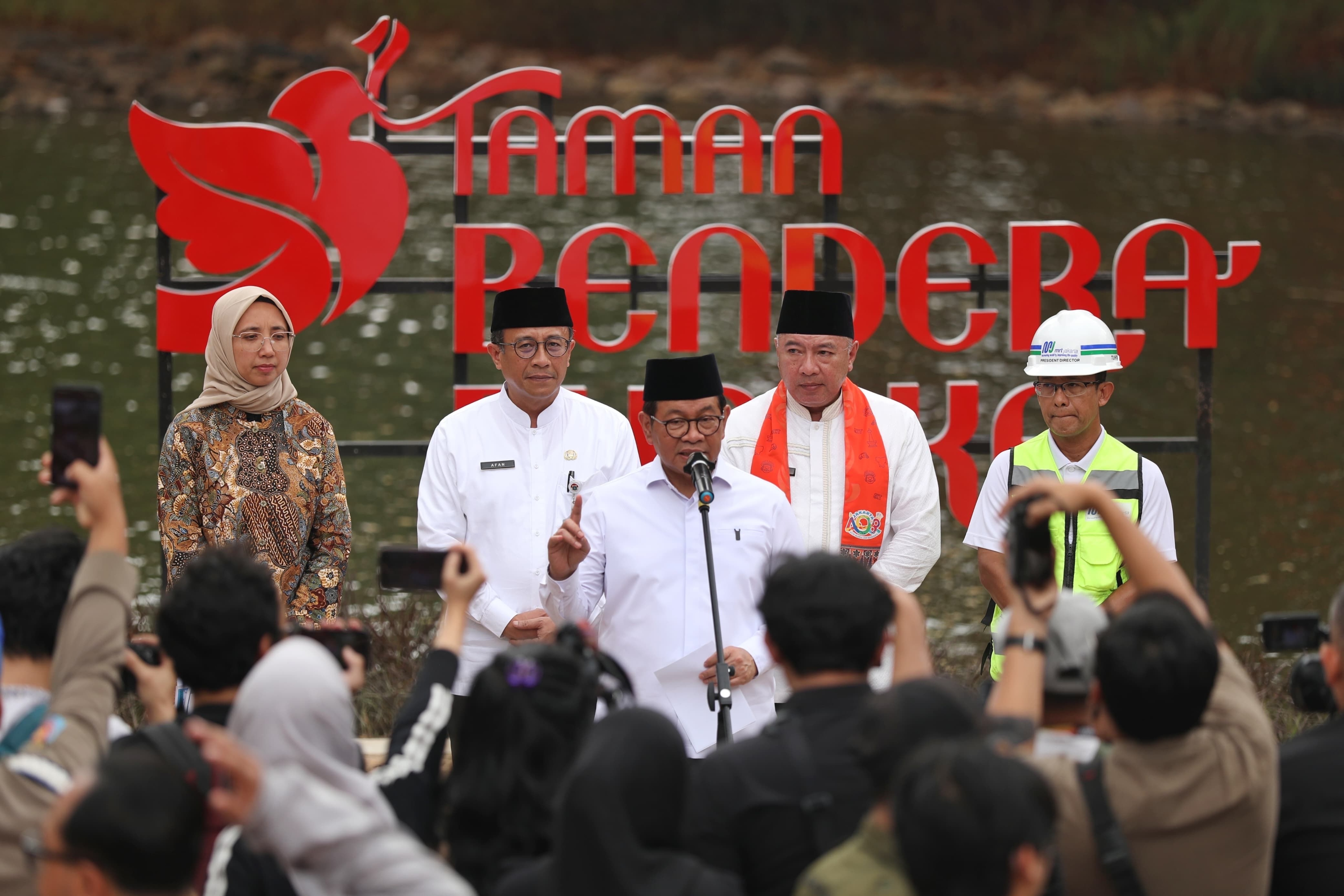 Pramono: Pembangunan Taman Bendera Pusaka Ditargetkan Rampung Maret 2026