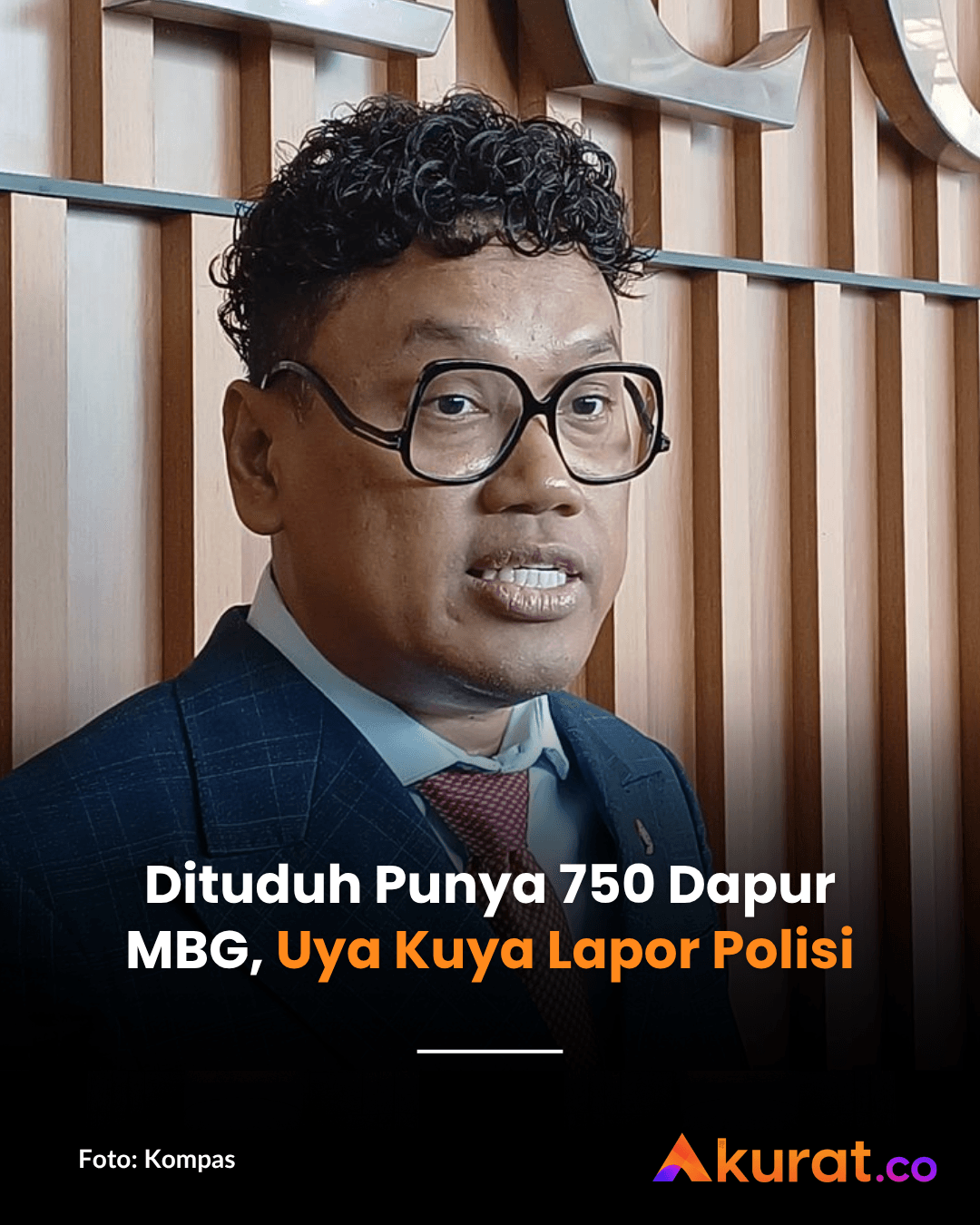 Dituduh Punya 750 Dapur MBG, Uya Kuya Lapor Polisi