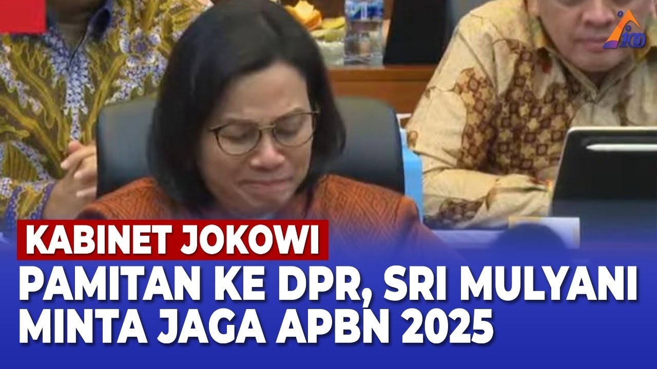 Tangis Sri Mulyani Pecah Saat Berpamitan Dengan Banggar DPR RI