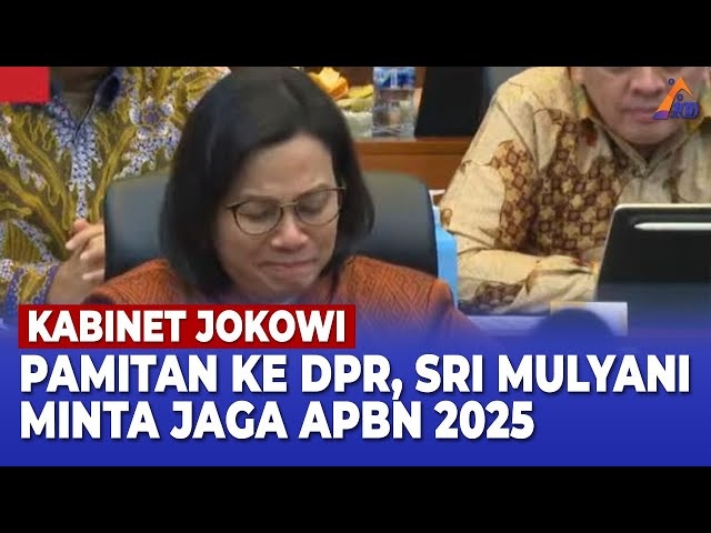 Tangis Sri Mulyani Pecah Saat Berpamitan Dengan Banggar DPR RI