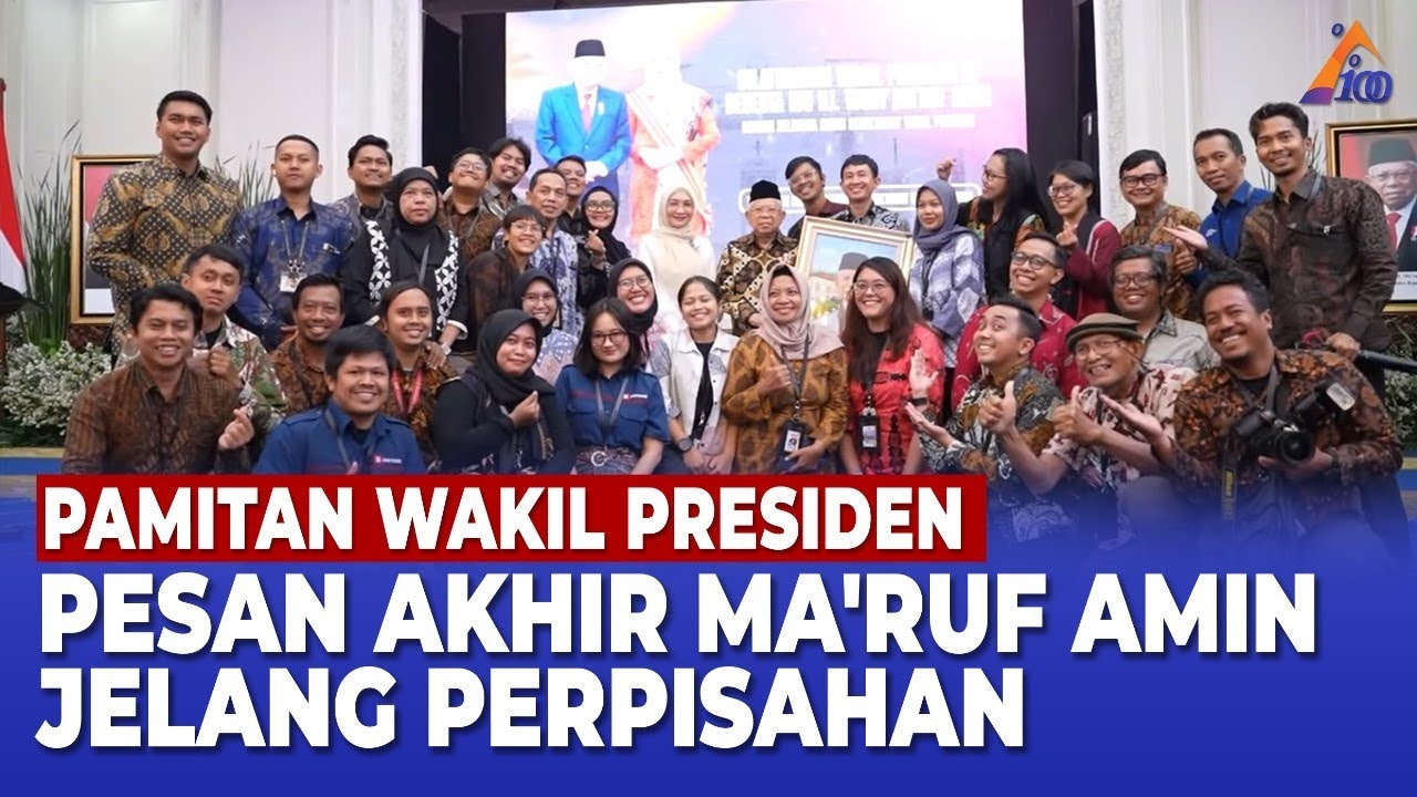 Ma'ruf Amin Gelar Silaturahmi dan Perpisahan, Jelang Akhir Masa Jabatan Wapres