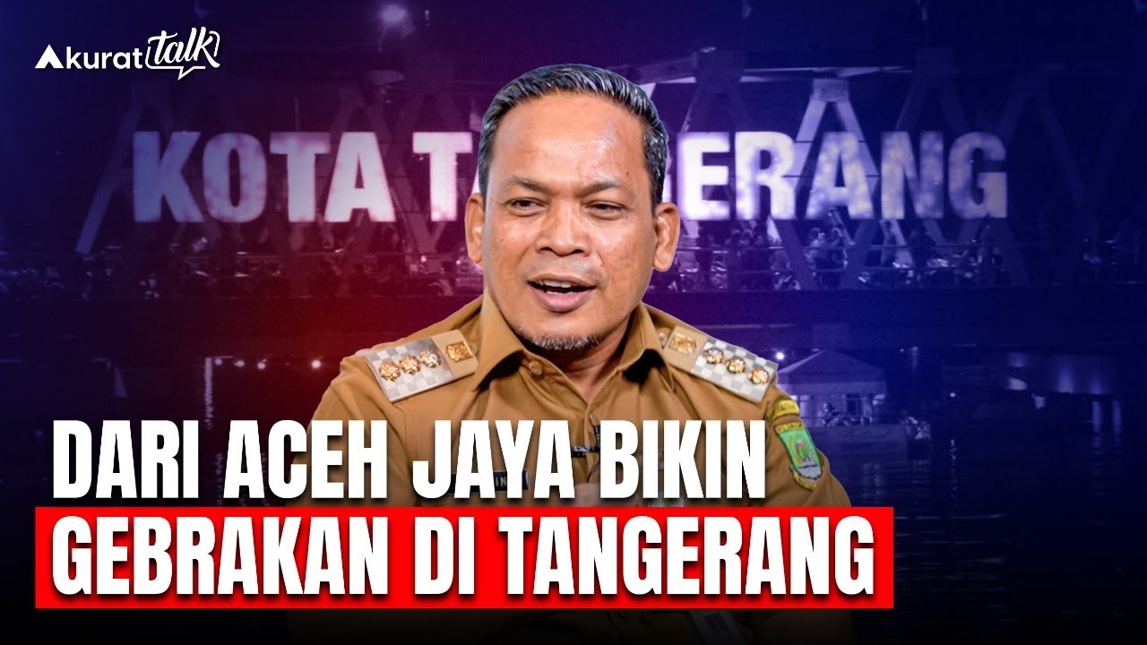 Nurdin Bongkar Ide-ide Besar Membangun Tangerang,  dari Sport Tourism sampai Community Center