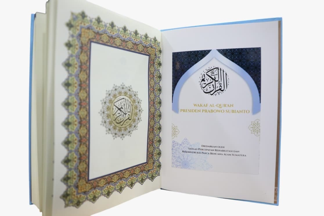 Presiden Prabowo Wakafkan 70 Ribu Al-Qur’an untuk Korban Bencana di Sumatera