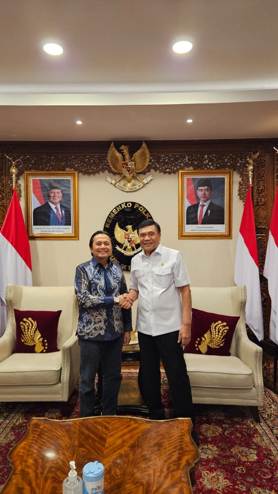 Wagub Kalsel Hasnuryadi Sulaiman Temui Menko Polkam Perkuat Sinergi Pusat dan Daerah