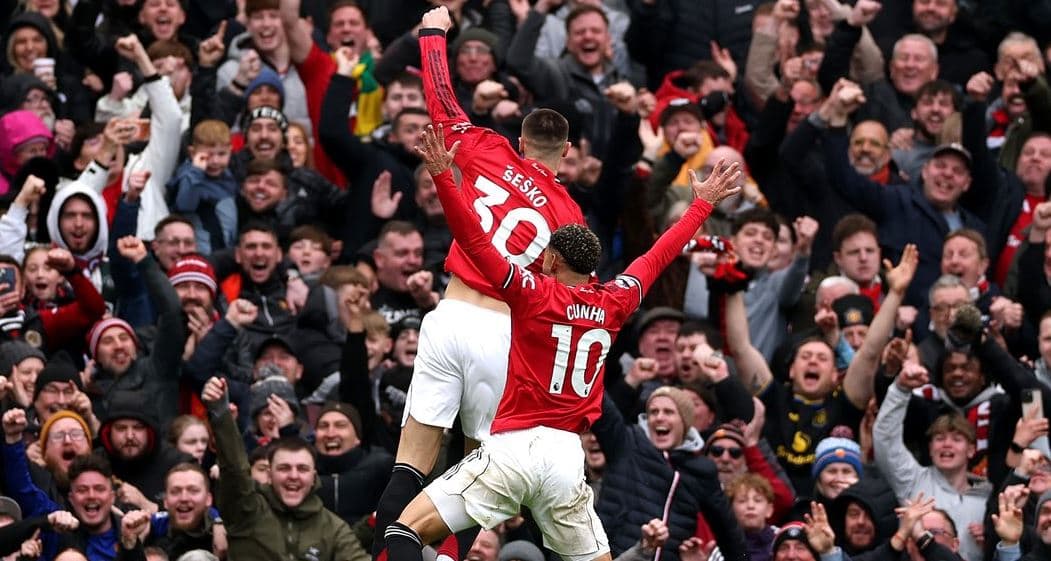 Hasil Liga Inggris: MU Bertahan di Posisi 3 Usai Kalahkan Villa, Liverpool Diimbangi Tottenham