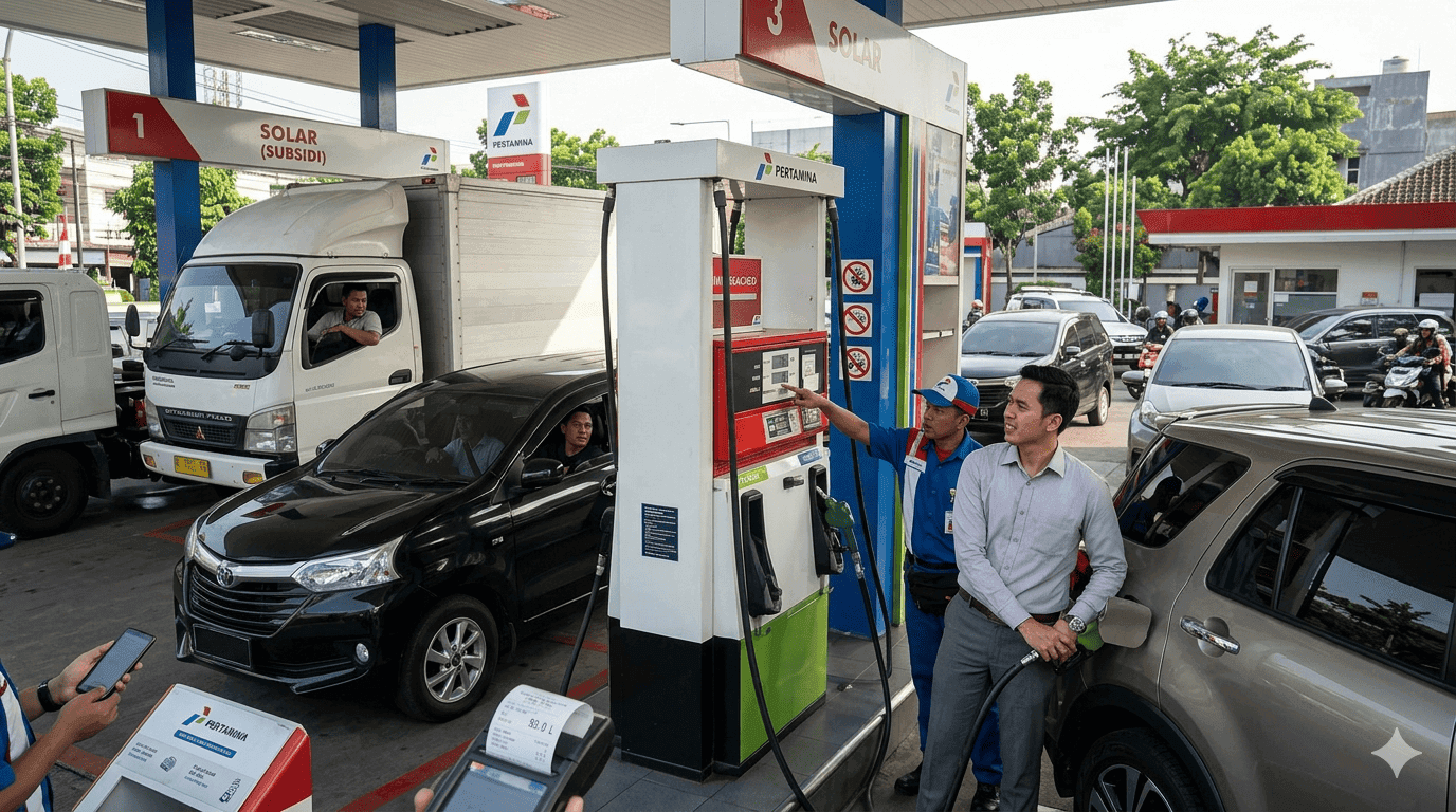 Pembatasan BBM 2026 Resmi Berlaku, Ini Batas Beli Pertalite dan Solar per Hari