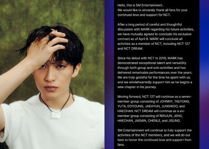 Mark Lee Resmi Tinggalkan NCT dan SM Entertainment, Tulis Surat Haru untuk Penggemar!