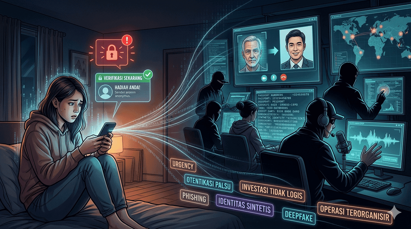 7 Tanda Anda Jadi Target Scam Digital di Era AI, Nomor 3 Paling Sering Terjadi