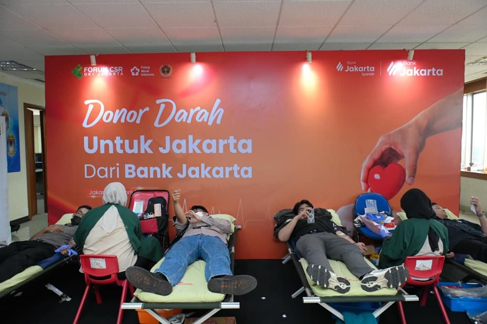 Gandeng PWI Jaya dan PMI, Bank Jakarta Bantu Ketersediaan Darah Lewat Aksi Sosial