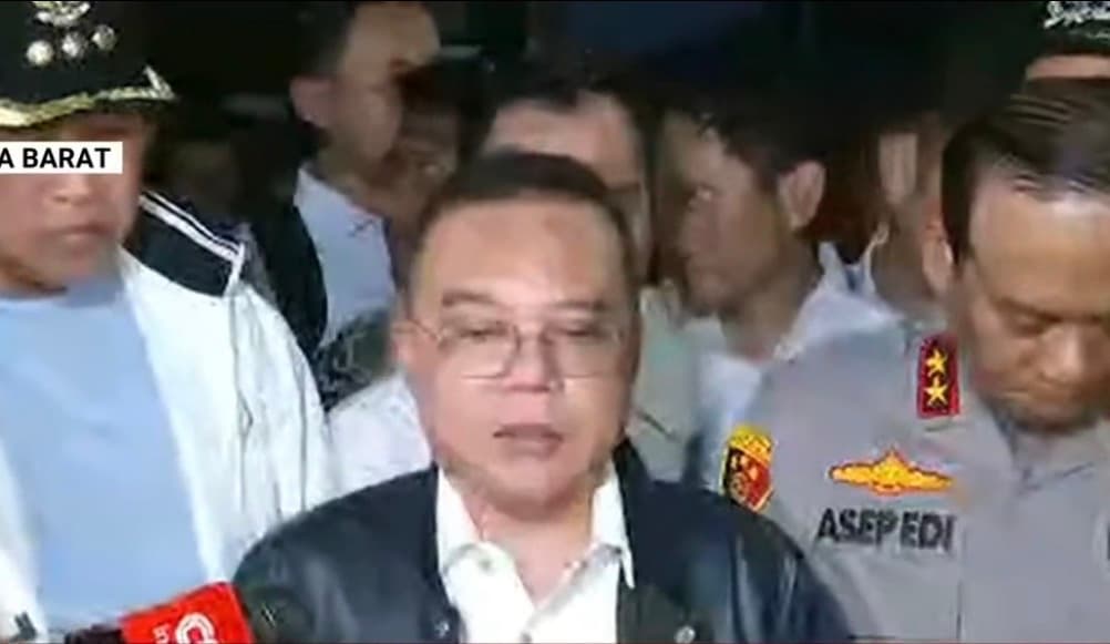 Dasco Kunjungi Lokasi Tabrakan KA di Bekasi, Data Sementara 3 Tewas dan 29 Dirawat