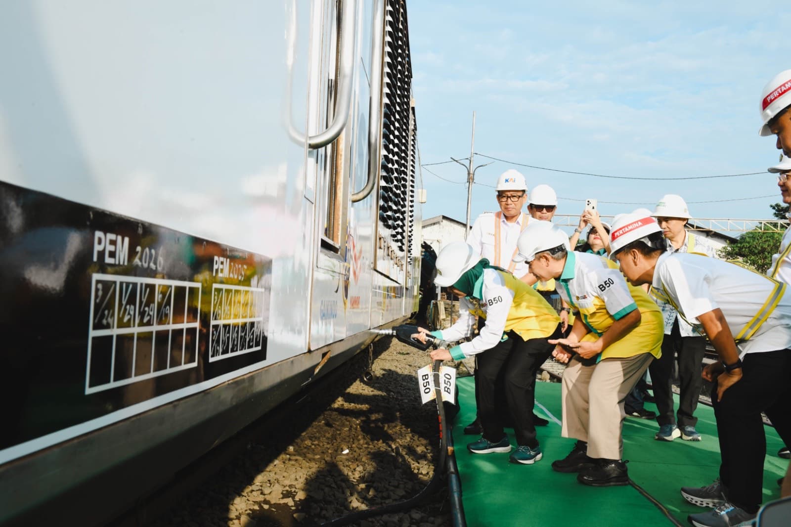 Uji Coba B50 di Kereta Dimulai, Target Implementasi Juli 2026