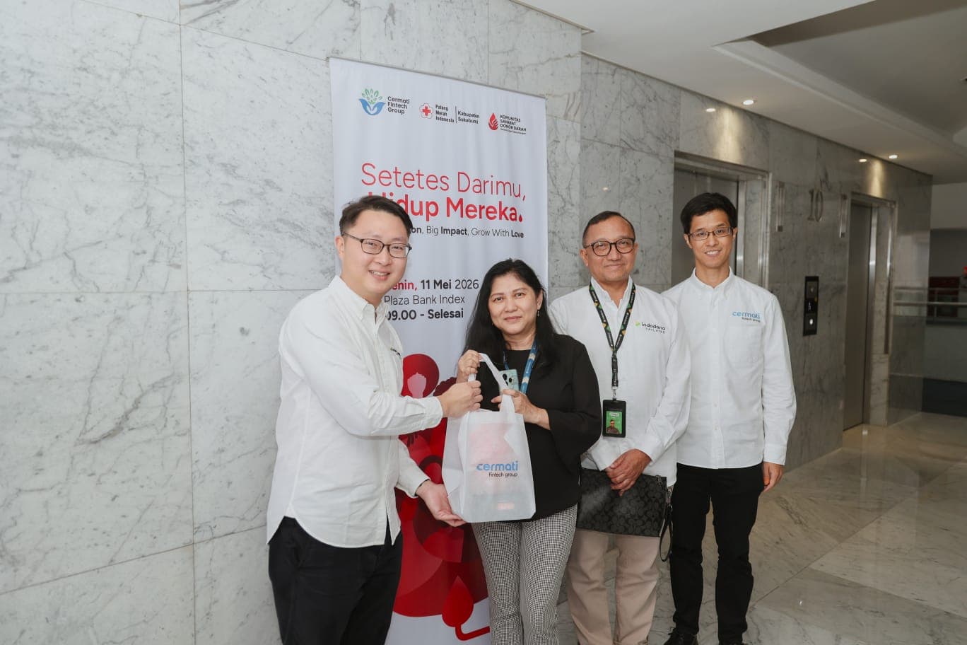 Peringati Hari Palang Merah Internasional, Cermati Fintech Group Gelar Aksi Donor Darah
