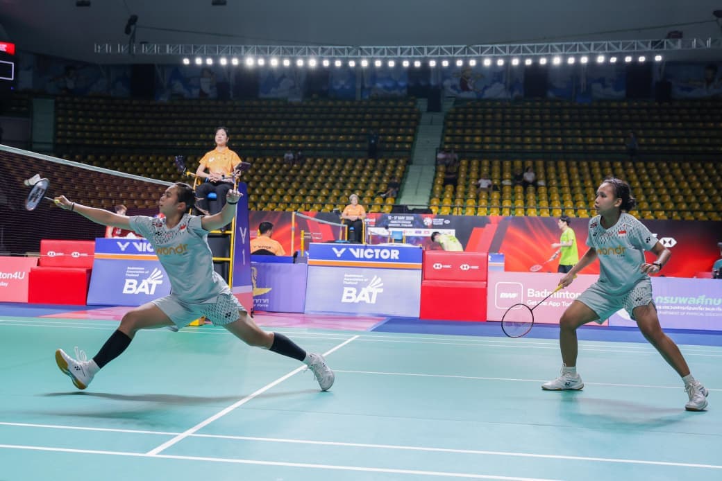Thailand Terbuka: Debut Manis Isyana/Rinjani, Bungkam Wakil China Tembus Perempat Final 