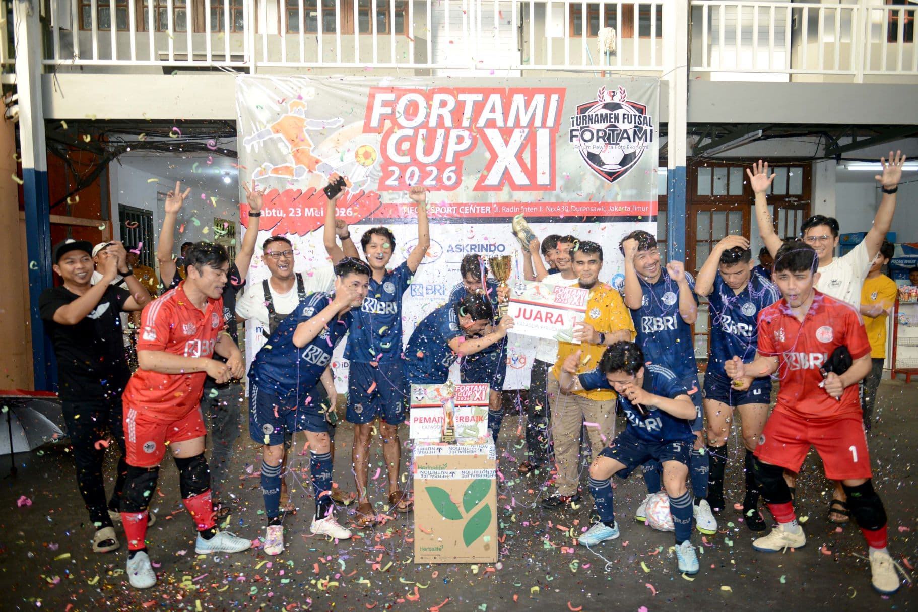 BRI Juara Fortami Cup XI 2026 Usai Tundukkan BNI 4-2 di Final