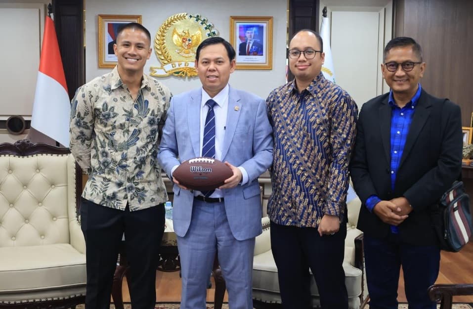 Bidik Panggung Internasional, AAFI Temui Ketua DPD RI, Matangkan Ekosistem Flag Football Nasional